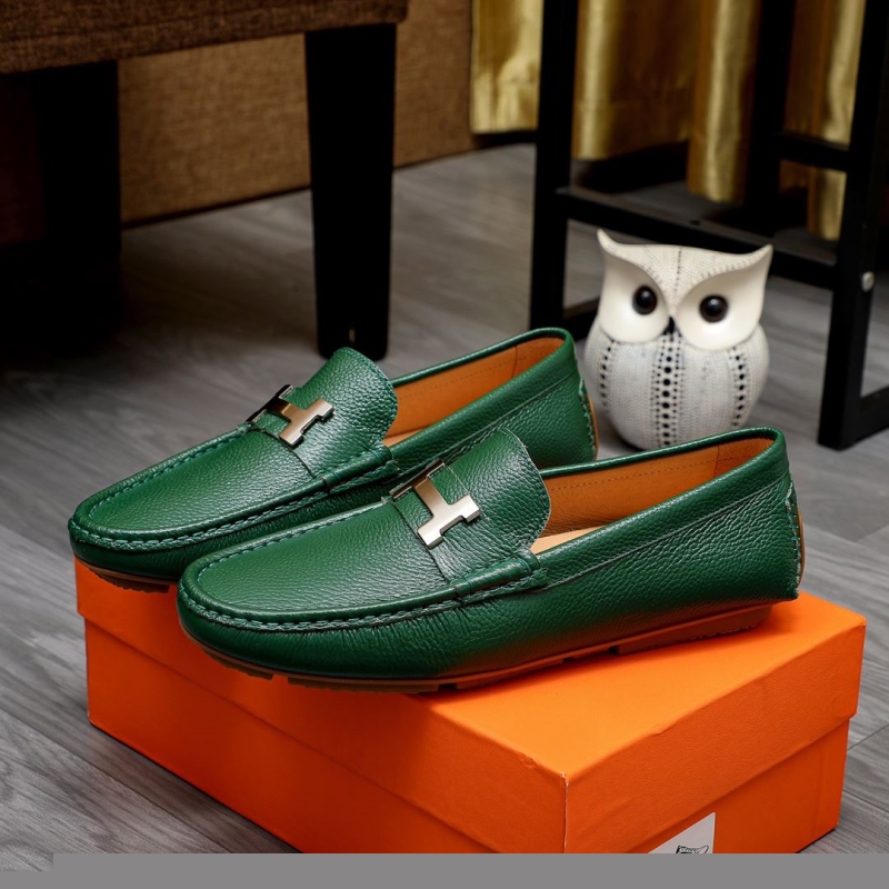 H**mes leather shoes